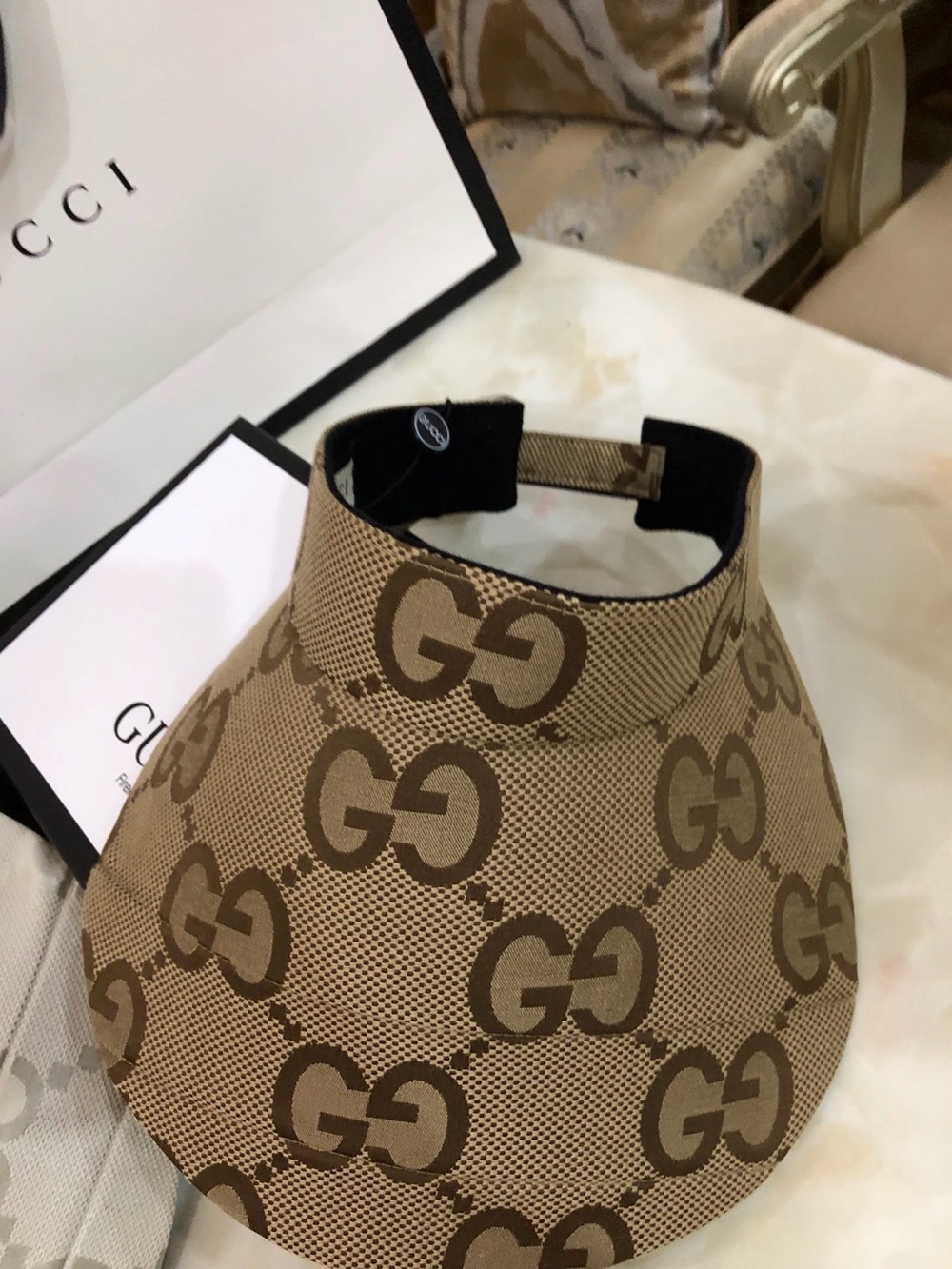 GG Monogram Designer Visor – Gucci Style